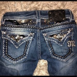 Size 24 straight miss me jeans